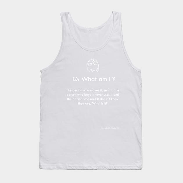 Riddle #5 Tank Top by DomaDART